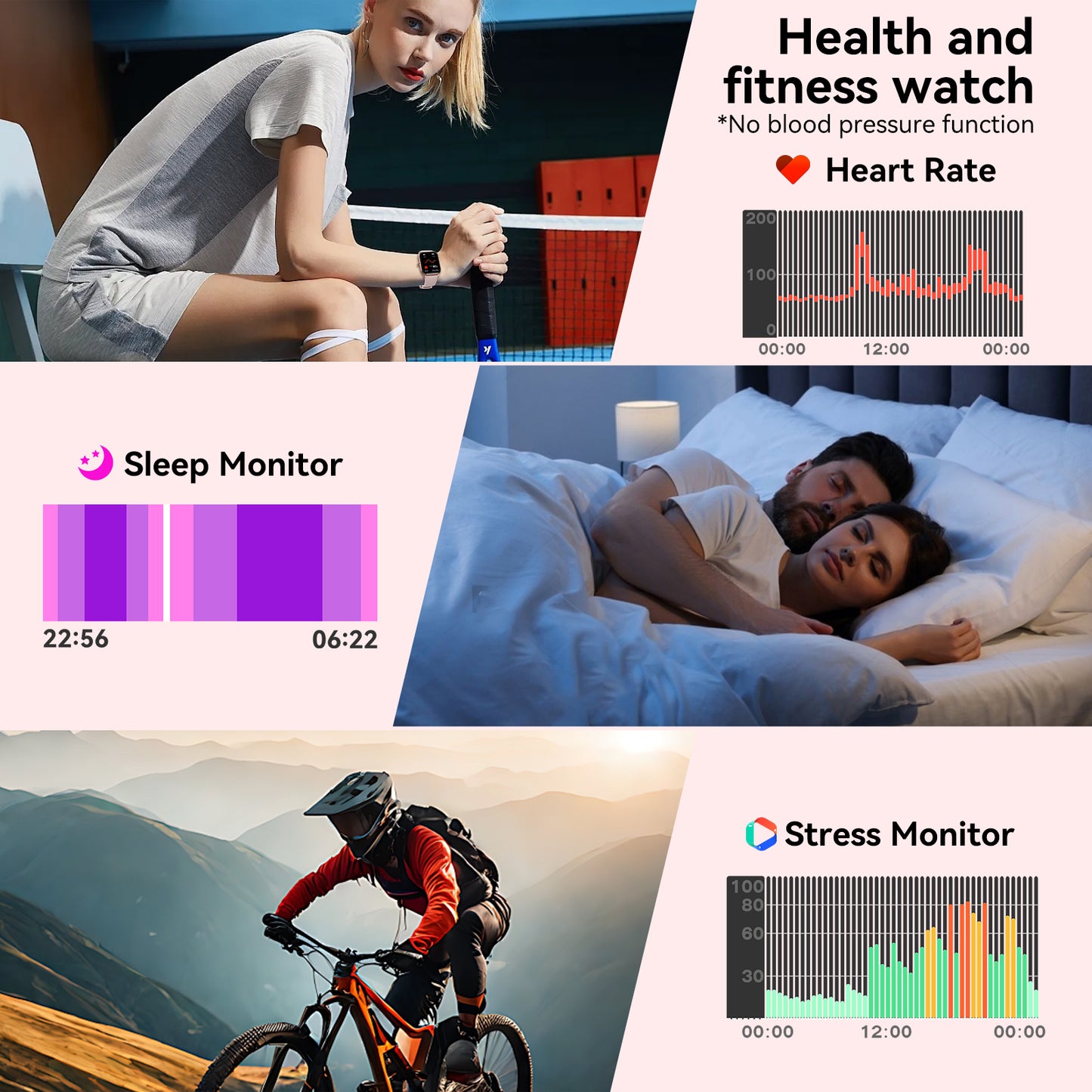Smart Watch for Men Women, 1.83" HD Touchscreen Fitness Tracker, Smartwatch with Bluetooth Calling, 130+ Sports Modes, Heart Rate Sleep Step Monitor, 5ATM Waterproof, Compatible with iOS & Android
