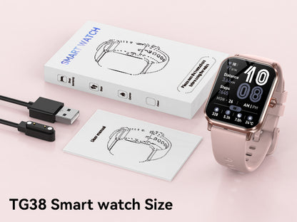 Smart Watch for Men Women, 1.83" HD Touchscreen Fitness Tracker, Smartwatch with Bluetooth Calling, 130+ Sports Modes, Heart Rate Sleep Step Monitor, 5ATM Waterproof, Compatible with iOS & Android