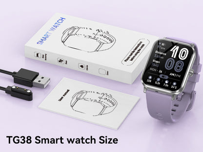 Smart Watch for Men Women, 1.83" HD Touchscreen Fitness Tracker, Smartwatch with Bluetooth Calling, 130+ Sports Modes, Heart Rate Sleep Step Monitor, 5ATM Waterproof, Compatible with iOS & Android